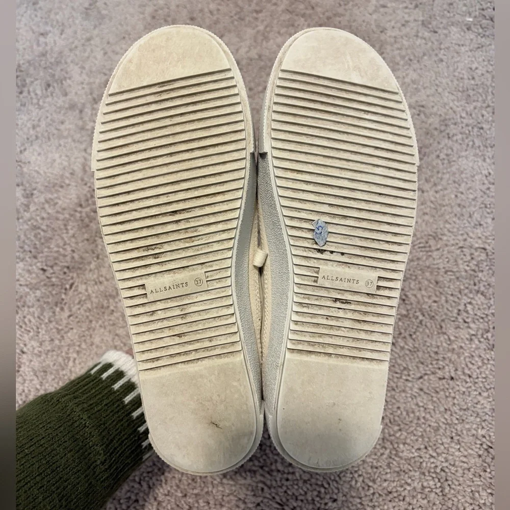 All Saints Women’s Trish Sneaker in Chalk White